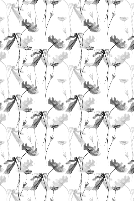 Rolgordijn verduisterend Getekende bloemen