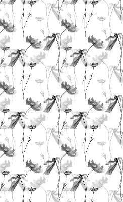 Rolgordijn verduisterend Getekende bloemen