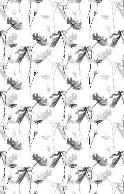 Rolgordijn verduisterend Getekende bloemen