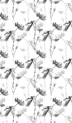 Rolgordijn verduisterend Getekende bloemen