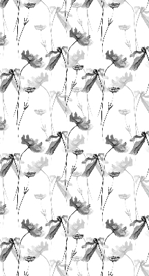 Rolgordijn verduisterend Getekende bloemen