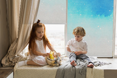 Rolgordijn voor het raam Noorderlicht