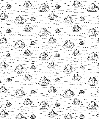 Rolgordijn verduisterend Getekende schepen