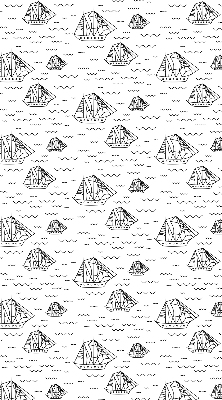 Rolgordijn verduisterend Getekende schepen