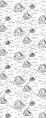 Rolgordijn verduisterend Getekende schepen