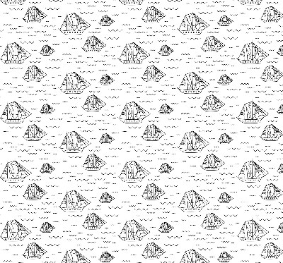 Rolgordijn verduisterend Getekende schepen