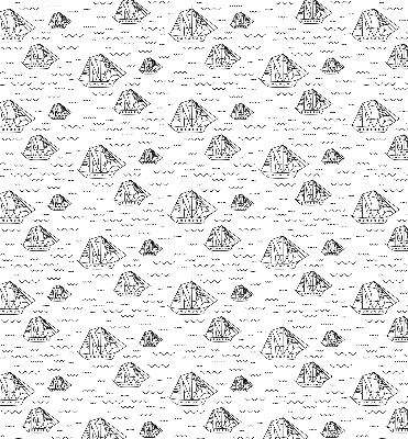 Rolgordijn verduisterend Getekende schepen