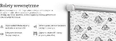 Rolgordijn verduisterend Getekende schepen