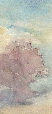 Rolgordijn voor het raam Kleurrijke lucht