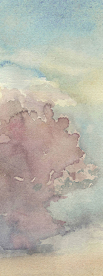 Rolgordijn voor het raam Kleurrijke lucht