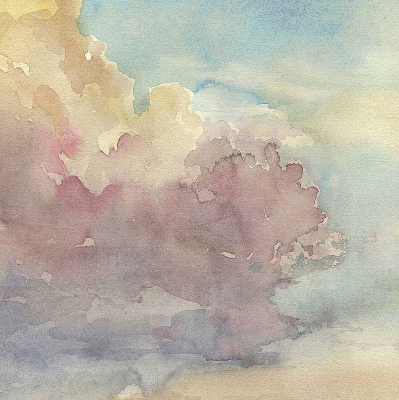 Rolgordijn voor het raam Kleurrijke lucht