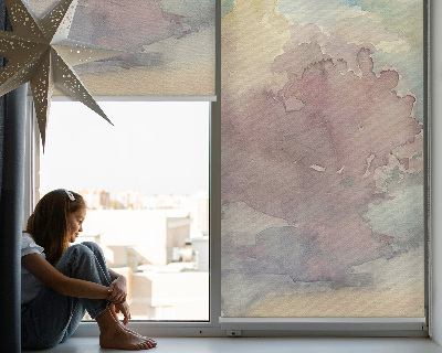 Rolgordijn voor het raam Kleurrijke lucht