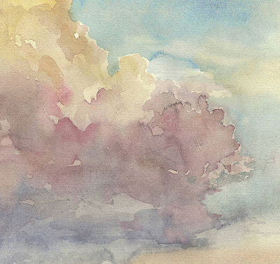 Rolgordijn voor het raam Kleurrijke lucht