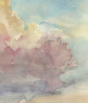 Rolgordijn voor het raam Kleurrijke lucht