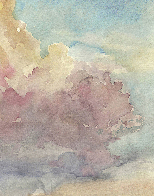 Rolgordijn voor het raam Kleurrijke lucht