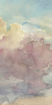 Rolgordijn voor het raam Kleurrijke lucht