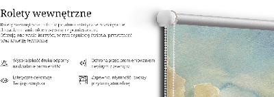 Rolgordijn voor het raam Kleurrijke lucht