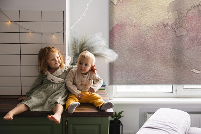 Rolgordijn voor het raam Kleurrijke lucht