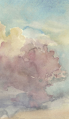 Rolgordijn voor het raam Kleurrijke lucht