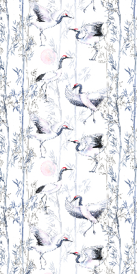 Rolgordijn verduisterend Reigers en bomen