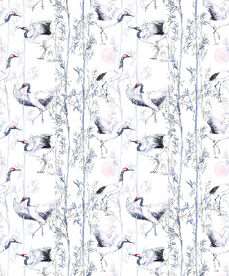 Rolgordijn verduisterend Reigers en bomen