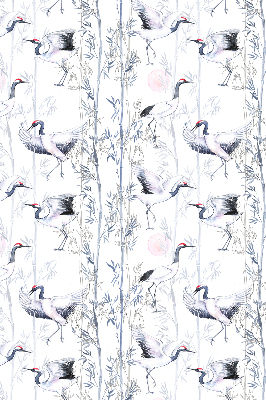 Rolgordijn verduisterend Reigers en bomen