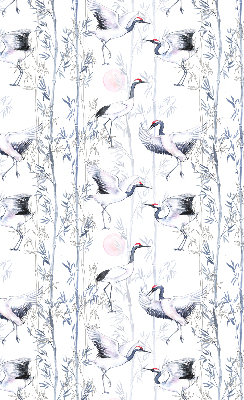 Rolgordijn verduisterend Reigers en bomen