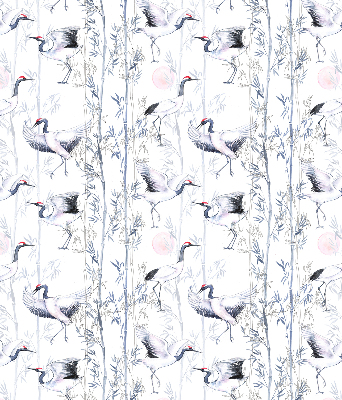 Rolgordijn verduisterend Reigers en bomen