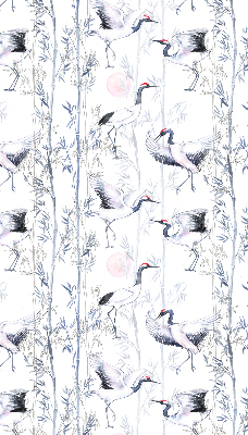 Rolgordijn verduisterend Reigers en bomen