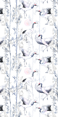 Rolgordijn verduisterend Reigers en bomen