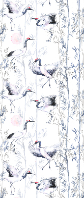 Rolgordijn verduisterend Reigers en bomen