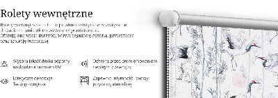 Rolgordijn verduisterend Reigers en bomen