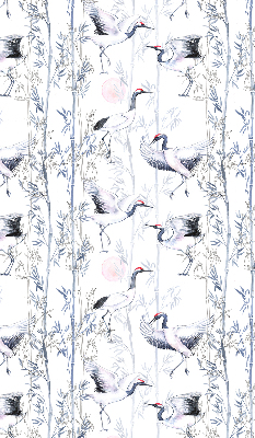 Rolgordijn verduisterend Reigers en bomen