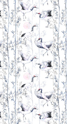 Rolgordijn verduisterend Reigers en bomen