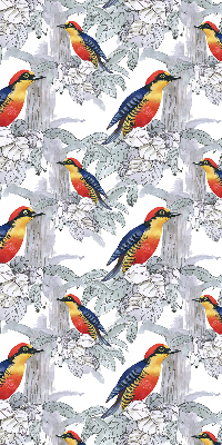 Rolgordijn voor het raam Kleurrijke vogel