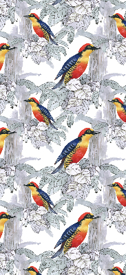 Rolgordijn voor het raam Kleurrijke vogel