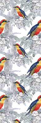 Rolgordijn voor het raam Kleurrijke vogel