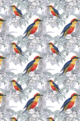 Rolgordijn voor het raam Kleurrijke vogel