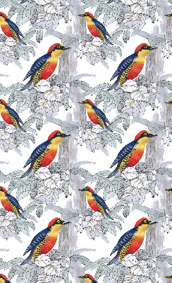 Rolgordijn voor het raam Kleurrijke vogel