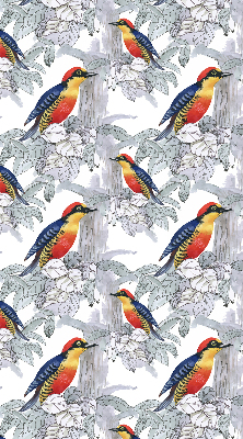 Rolgordijn voor het raam Kleurrijke vogel