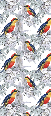 Rolgordijn voor het raam Kleurrijke vogel