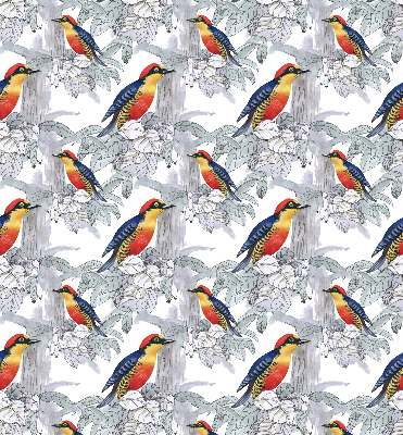 Rolgordijn voor het raam Kleurrijke vogel