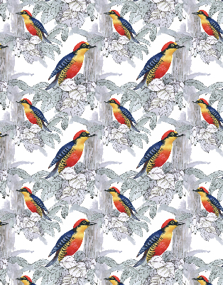 Rolgordijn voor het raam Kleurrijke vogel