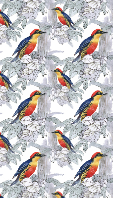 Rolgordijn voor het raam Kleurrijke vogel