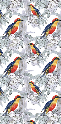 Rolgordijn voor het raam Kleurrijke vogel