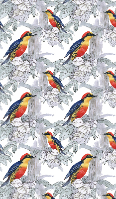 Rolgordijn voor het raam Kleurrijke vogel