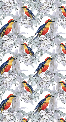 Rolgordijn voor het raam Kleurrijke vogel