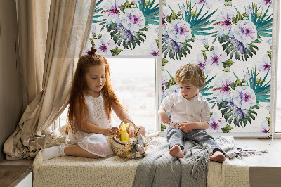 Rolgordijn verduisterend Bloemen