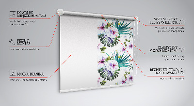 Rolgordijn verduisterend Bloemen