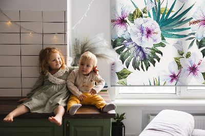 Rolgordijn verduisterend Bloemen